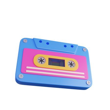 カセット  3D Icon