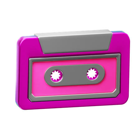 カセット  3D Icon