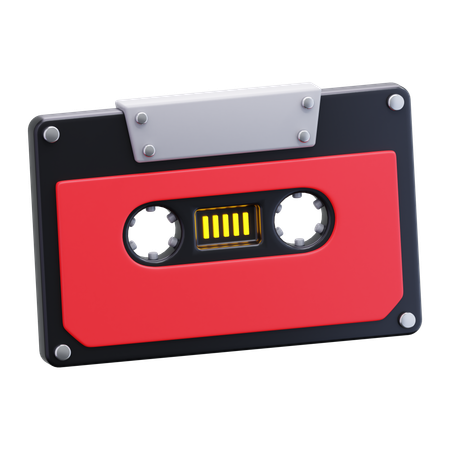カセット  3D Icon
