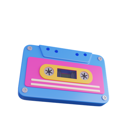 Cassette  3D Icon