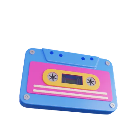 Cassette  3D Icon