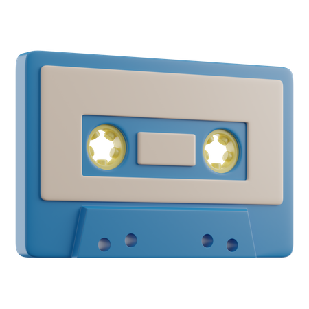 Cassette  3D Icon