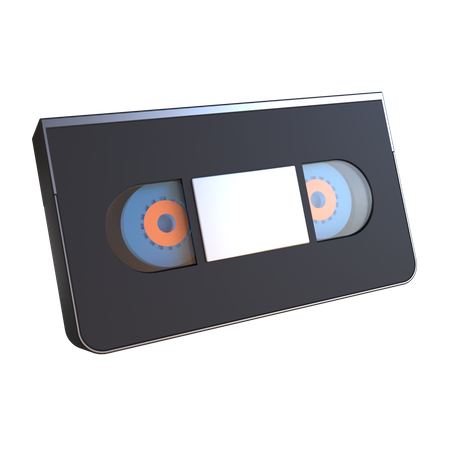 Cassette  3D Illustration