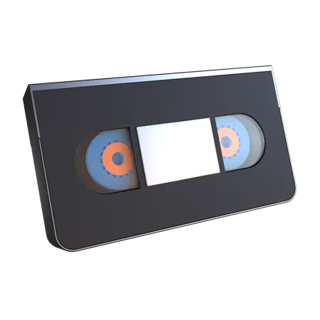 Cassette  3D Illustration