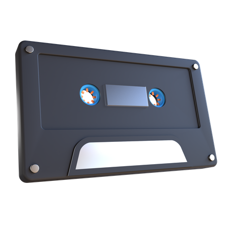 Cassette  3D Illustration