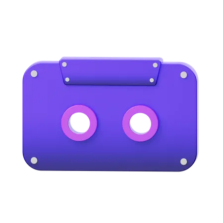 Cassette  3D Icon