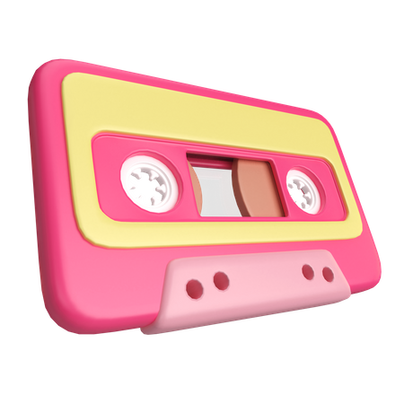 Cassette 3D Icon