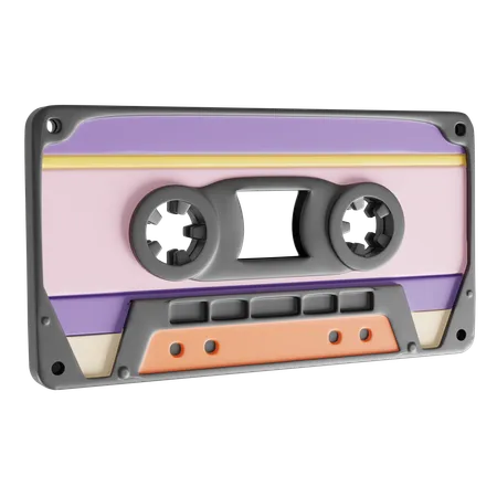 Cassette audio  3D Icon