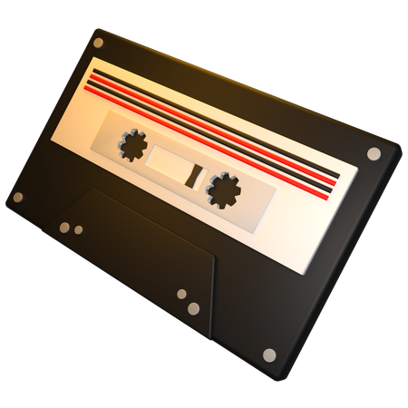 Cassette audio  3D Icon