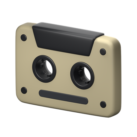 Cassette audio  3D Icon