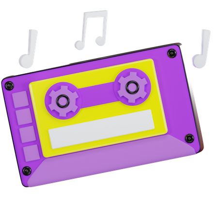 Cassette  3D Icon