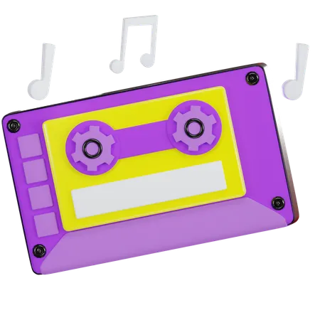 Cassette  3D Icon