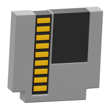 Cassette de jeu rétro  3D Icon