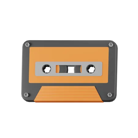 Cassette de musique  3D Icon