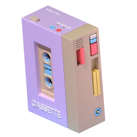 Cassette Player  3D Icon