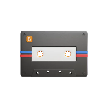 Cassette à bande  3D Icon