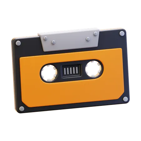 Cassette Tape  3D Icon