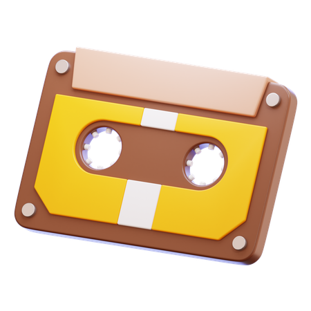 カセットテープ  3D Icon