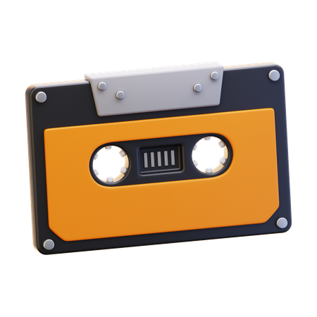 Cassette Tape  3D Icon