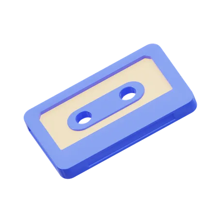 Cassette Tape  3D Icon