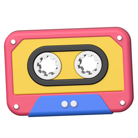 Cassette tape  3D Icon