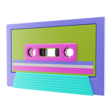 Cassette Tape  3D Icon