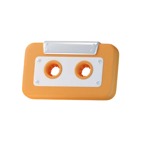 Cassette Tape  3D Icon