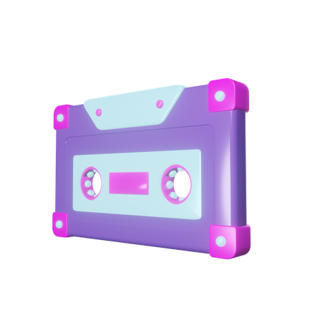 Cassette Tape  3D Icon