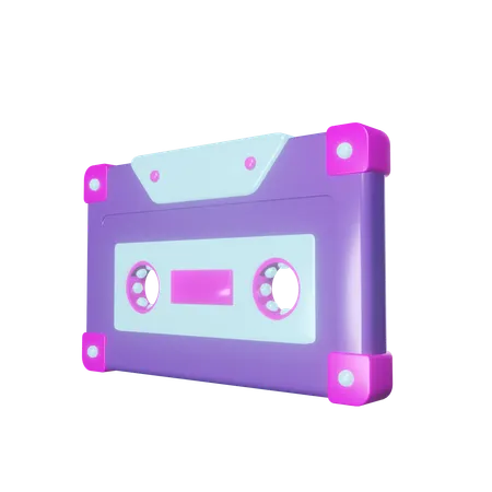 Cassette Tape  3D Icon