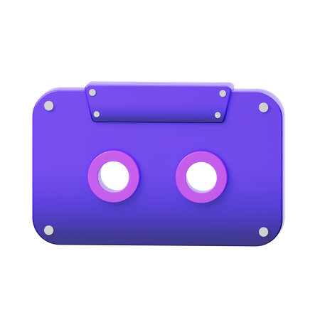 Cassette Tape  3D Icon