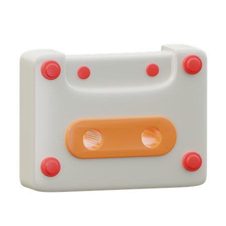 Cassette Tape  3D Icon