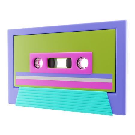 Cassette Tape  3D Icon