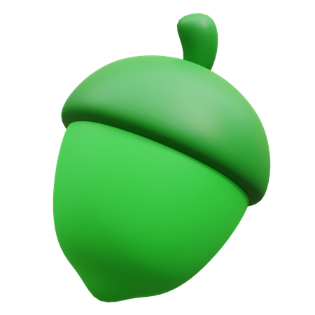 Castanha  3D Icon