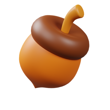 Castanha  3D Icon