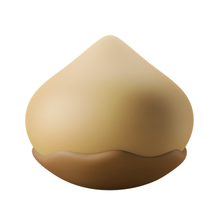 Castanha  3D Icon