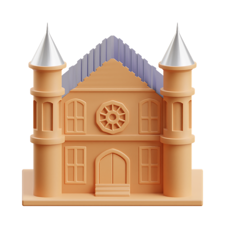 Castelo  3D Icon