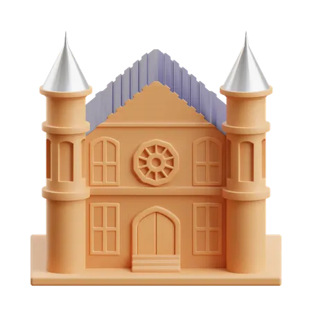 Castelo  3D Icon