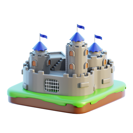 Castelo  3D Icon