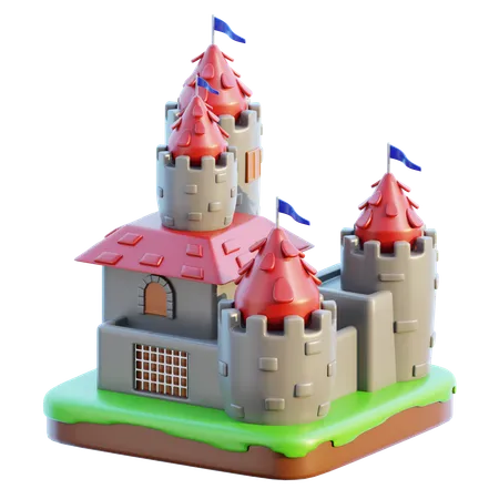 Castelo  3D Icon