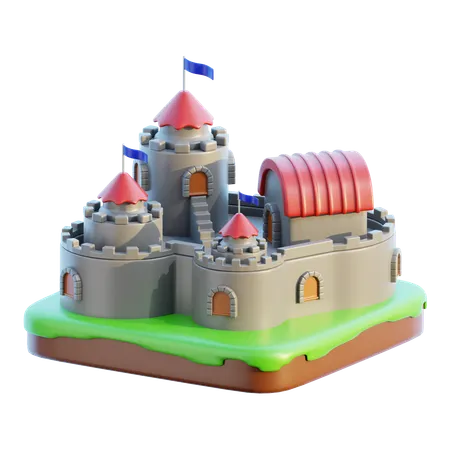 Castelo  3D Icon