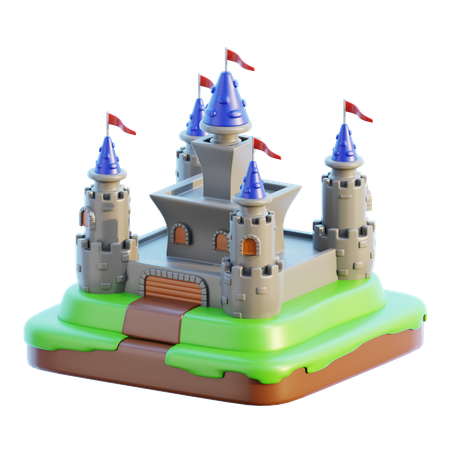 Castelo  3D Icon