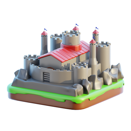 Castelo  3D Icon