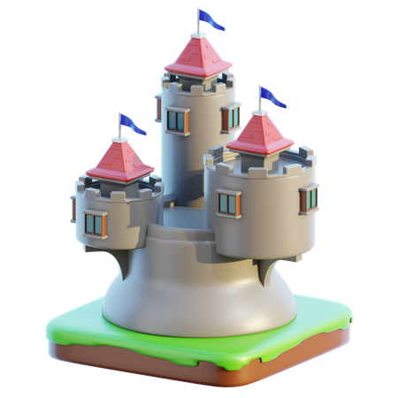 Castelo  3D Icon