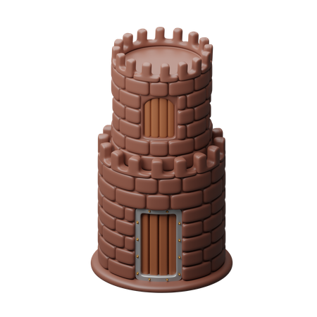 Castelo  3D Icon