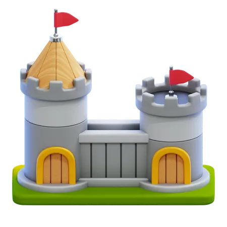 Castelo  3D Icon