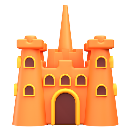 Castelo  3D Icon