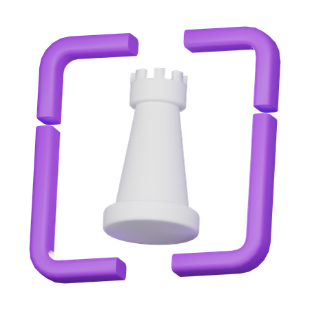 Castelo  3D Icon