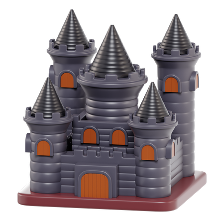 Castelo  3D Icon