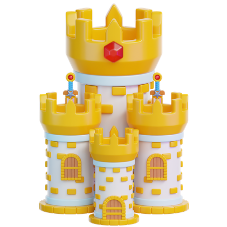 Castelo  3D Icon