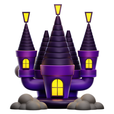 Castelo  3D Icon